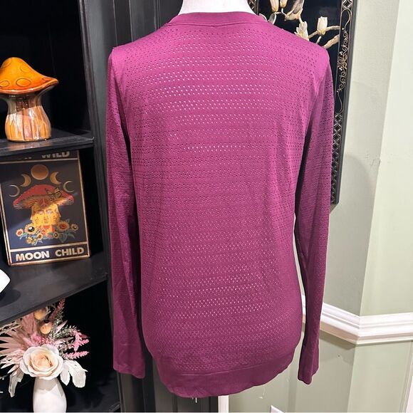 Lululemon Swiftly Tech Long Sleeve Crew – Dark Berry Purple – Size 8 - Picture 6 of 9